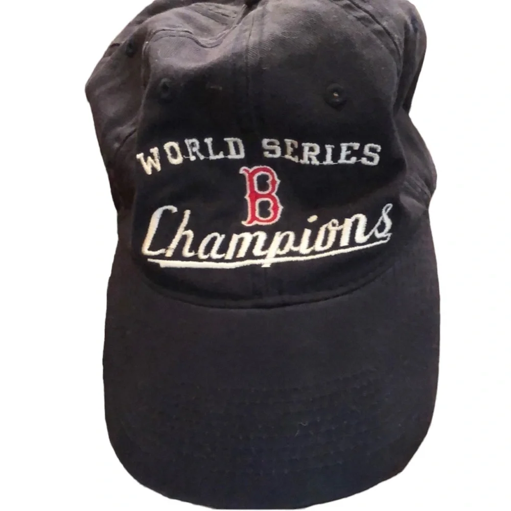 MLB Boston RedSox World Series champions adjustable Navy baseball cap